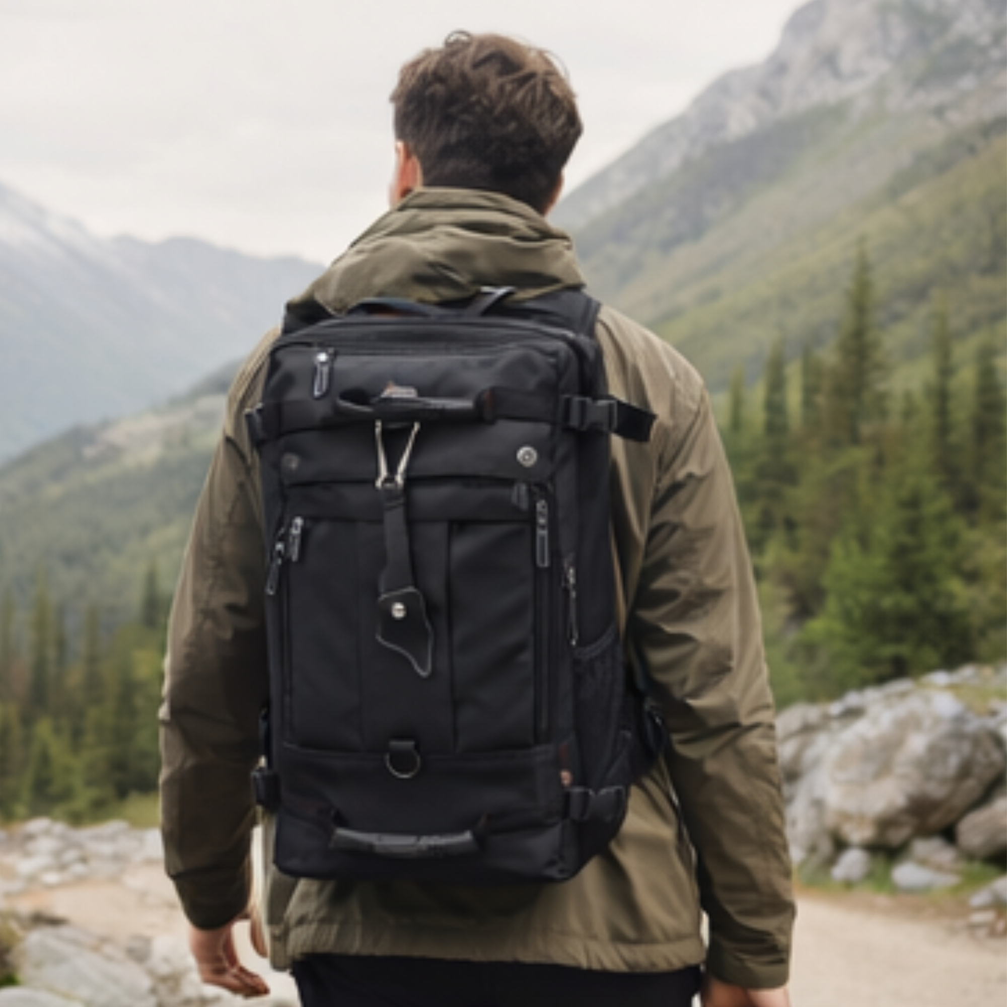 Sac à dos nomade 40L – polyvalent voyage, randonnée et camping